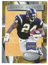 1996 Playoff Trophy Contenders #24 Aaron Hayden