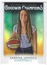 2021 Upper Deck Goodwin Champions #42 Sabrina Ionescu