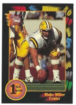 1991 Wild Card Draft #101 Blake Miller