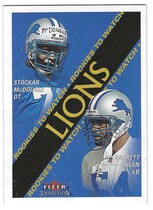 2000 Fleer Tradition #345 Stockar McDougle