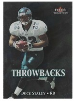 2000 Fleer Tradition Throwbacks #6T Duce Staley