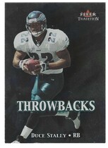 2000 Fleer Tradition Throwbacks #6 Duce Staley