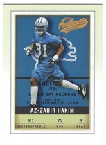 2002 Fleer Authentix #72 Az-Zahir Hakim