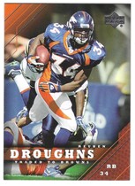 2005 Upper Deck Base Set #58 Reuben Droughns