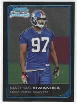2006 Bowman Chrome #250 Mathias Kiwanuka