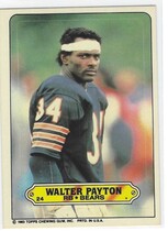 1983 Topps Sticker Inserts #24 Walter Payton