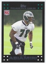 2007 Topps Base Set #359 Victor Abiamiri