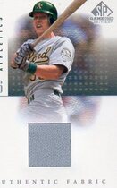 2001 SP Game Used Edition Authentic Fabric #AP Adam Piatt