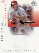 2001 SP Game Used Edition Authentic Fabric #JDR J.D. Drew