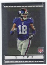 2009 Topps Platinum Base Set #121 Hakeem Nicks
