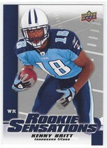 2009 Upper Deck Rookie Sensations #RS-KB Kenny Britt