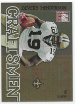 2011 Donruss Elite Craftsmen Gold #9 Devery Henderson