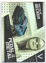 2022 Panini Chronicles Pedal to the Metal #13 Natalie Decker