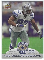 2009 Upper Deck America's Team #3 Anthony Spencer