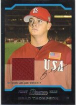 2004 Bowman Draft Futures Game Jersey Relics #BDP163 Brad Thompson