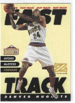 1997 SkyBox Z-Force Fast Track #7FT Antonio McDyess