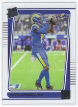 2021 Donruss Clearly #73 Tutu Atwell