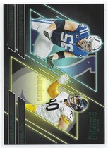 2022 Panini Contenders Contenders Series Emerald #4 Quenton Nelson|T.J. Watt