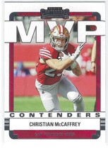 2022 Panini Contenders MVP Contenders #23 Christian Mccaffrey