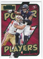 2022 Panini Contenders Power Players Emerald #3 Nick Bosa