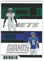 2022 Panini Contenders Round Numbers Emerald #4 Ahmad Gardner|Kayvon Thibodeaux