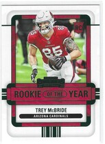 2022 Panini Contenders Rookie of the Year Contenders Emerald #23 Trey Mcbride