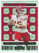 2022 Panini Contenders Winning Ticket #2 Patrick Mahomes Ii