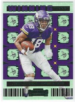2022 Panini Contenders Winning Ticket Emerald #8 Justin Jefferson