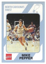 1989 Collegiate Collection North Carolina #160 Mike Pepper