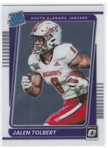 2022 Panini Chronicles Draft Picks Donruss Optic Rated Rookie #26 Jalen Tolbert