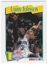 1991 NBA Hoops McDonalds #47 Larry Johnson