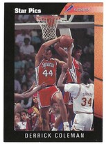 1991 Star Pics #2 Derrick Coleman