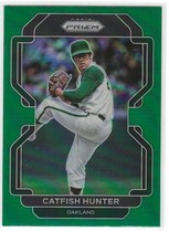 2022 Panini Prizm Green Prizm #147 Catfish Hunter