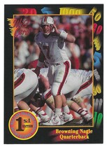 1991 Wild Card Draft #64 Browning Nagle