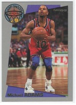 1992 Fleer Sharpshooters #8 Michael Adams