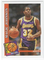 1992 NBA Hoops Base Set #482 Magic Johnson