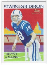 2009 Topps National Chicle Stars of the Gridiron #SG-10 Peyton Manning
