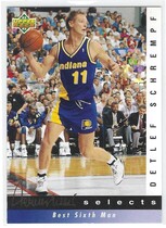 1992 Upper Deck Jerry West Select #JW6 Detlef Schrempf