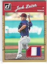 2023 Donruss Retro 1990 Materials Gold #15 Jack Leiter