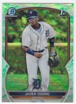 2023 Bowman Chrome Prospects Lunar Glow Refractor #BCP-4 Javier Osorio