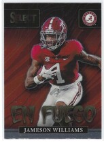 2022 Panini Select Draft Picks En Fuego #22 Jameson Williams