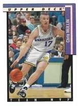 1993 Upper Deck Team MVP #TM9 Chris Mullin