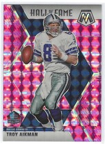 2020 Panini Mosaic Pink Camo #290 Troy Aikman