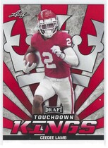 2020 Leaf Draft Red #76 Ceedee Lamb