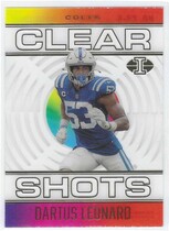 2021 Panini Illusions Clear Shots #CS-5 Darius Leonard