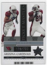 2005 Leaf Rookies and Stars Ticket Masters Silver Season #TM1 Bolden|Fitzgerald