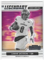 2021 Panini Contenders Draft Picks Legendary Contenders #17 Lamar Jackson