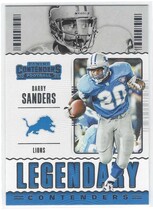 2020 Panini Contenders Legendary Contenders #11 Barry Sanders