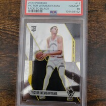 2023 Panini Phoenix Fade To Black #11 Victor Wembanyama