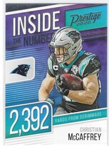 2020 Panini Prestige Inside the Numbers #2 Christian Mccaffrey